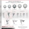 Service Caster 4 Inch SS Thermoplastic Rubber Swivel Top Plate Caster Set with Brake SCC SCC-SS20S414-TPRB-TLB-4 - alternate 2